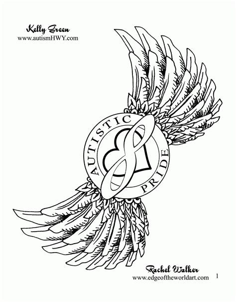 autism coloring pages coloring home