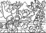 Coloring Pages Paradise Getcolorings Animal Fresh Scene sketch template