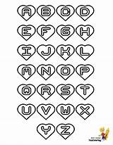 Valentine Alphabet Chart Coloring Hearts Abc Yescoloring Heart Boy sketch template