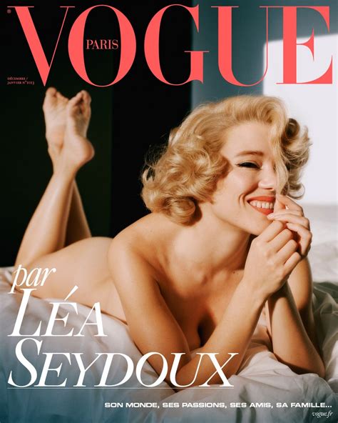 Lea Seydoux Vogue Paris Cover 2020 Léa Seydoux Photo 43669596