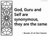 Sri Shankar Guru Synonymous Ravi Gurudev Inspirational Self God Quote They Swati sketch template