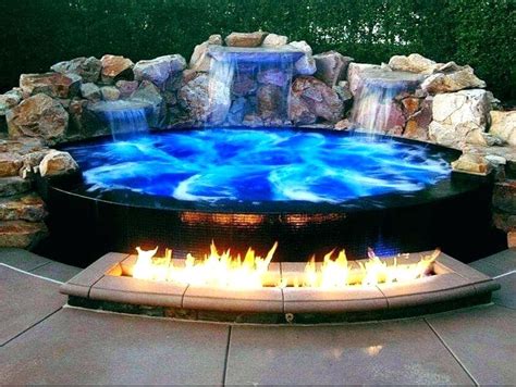 Landscape Patio Backyard Hot Tub Ideas Best Tubs On And
