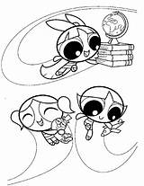 Coloring Powerpuff Girls Pages Cartoon Network Puff Sheets Power Colouring Ppg Kids Girl Printable Book Powder Color ระบาย Characters ภาพ sketch template