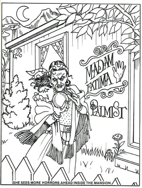 disney haunted mansion coloring pages  getdrawings