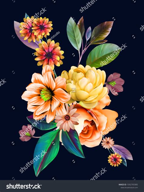 Ilustrações Stock Imagens E Vetores De Floral Illustration Bouquet