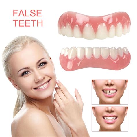 zardwill whitening teeth fake cosmetic tooth denture silicone smile