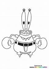 Spongebob Krabs sketch template