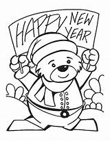 Coloring Pages Year Years Happy Printable Eve Christian Kids Banner Disney Sheets Color Olds Colouring Bear Print Bestcoloringpages Getcolorings Getdrawings sketch template