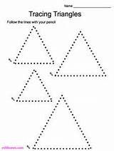 Tracing Triangle Preschoolers Triangles Grafice Literele Exercitii Invatam Dotted Anythin sketch template