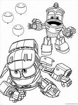 Robot Coloring4free sketch template