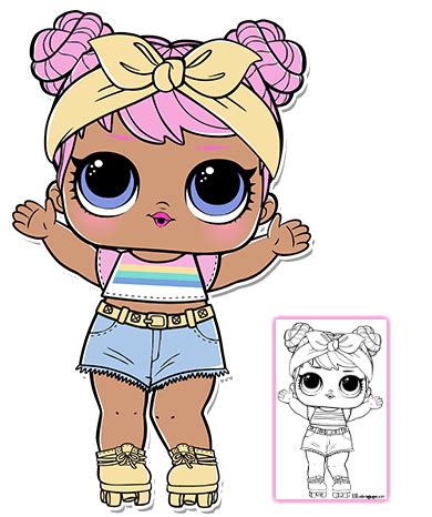 click   coloring sheet lol dolls coloring pages lol