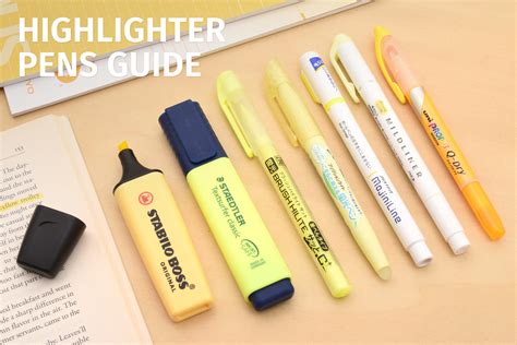 highlighter pens  comprehensive guide jetpenscom