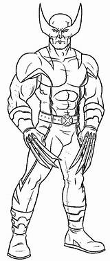 Wolverine Colorear Desenho Deadpool ระบาย ภาพ Cool2bkids Ironman Xmen Em Pop sketch template