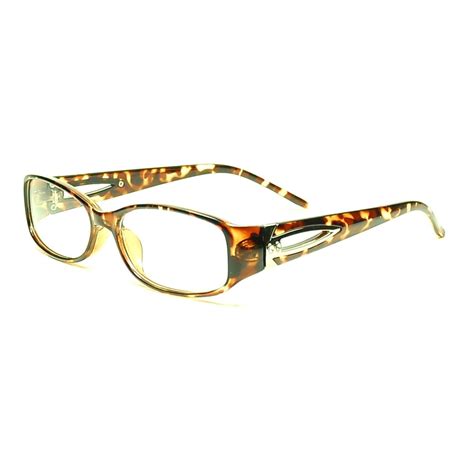 designer womens eyeglasses frames rx able spectacles black tortoise