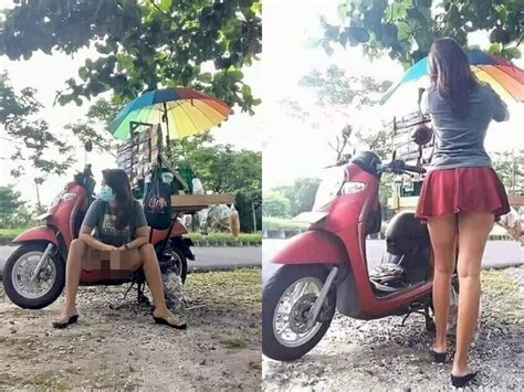 Viral Penjual Kopi Cantik Di Serangan Bali Duduk Ngangkang Sambil