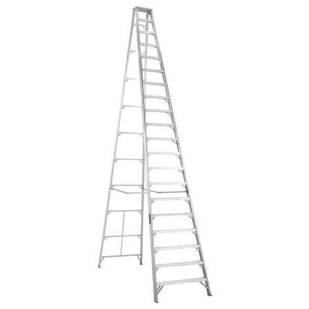 louisville ladder  foot aluminum step ladder type ia  pound load