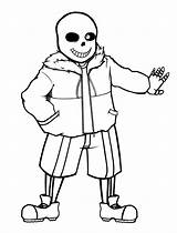Sans Coloring Pages Undertale Papyrus Printable Cat Getdrawings Color Chara Getcolorings Asriel Line Template sketch template