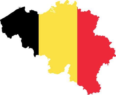 kaart van belgie belgie kaarten vlag