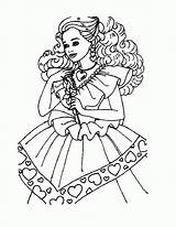 Barbie Coloring Pages Princess Mermaid Bride Birthday Gymnastics Printable Drawing Print Pc Clipart Color Cliparts Disney Getcolorings Awesome Clipartmag Getdrawings sketch template