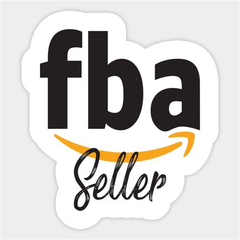 amazon fba seller small logo corner amazon sticker teepublic