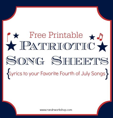 ideas  patriotic songs lyrics  pinterest patriotic