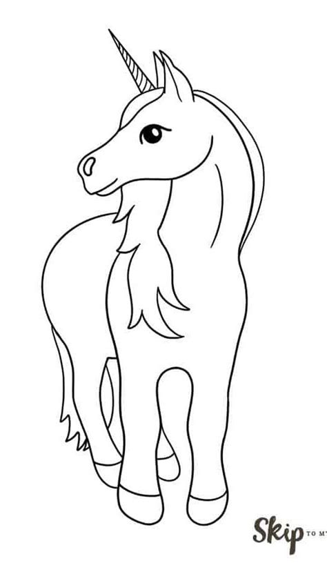 draw  unicorn unicorn drawing coloring pages unicorn