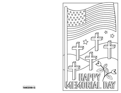 memorial day coloring pages cards   print  home