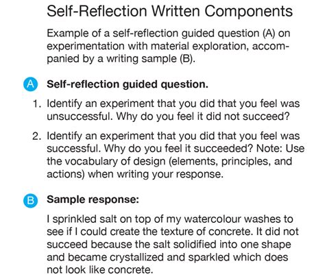 reflection sample   write  reflection paper  steps
