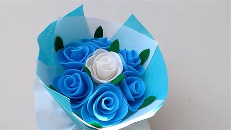 wrapping felt rose bouquet  membungkus buket bunga