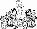 Sesame Street Coloring Pages Characters Muppets Gang Drawing Printable Bert Sheet Color Rosita Printables Drawings Getcolorings Getdrawings Outstanding Print Paintingvalley sketch template