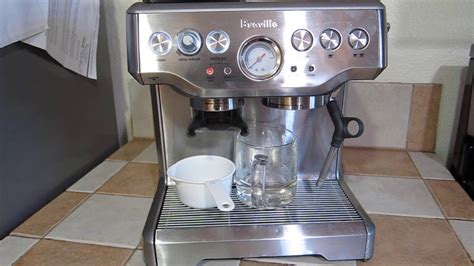 breville besxl espresso machine  youtube