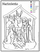 Spanish Getcolorings Actividades Nacimiento Kpop Posadas Nativity sketch template