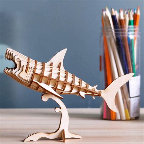 haai houten bouwpakket doezelfnl