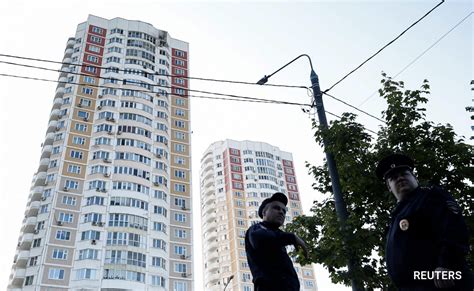 drones hit moscow high rises   time  ukraine war