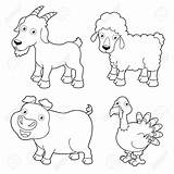 Farm Animals Coloring Pages Kids Color Printable Animal Advice Print Getcolorings Getdrawings sketch template