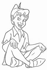 Print Colouring Colorear Tinkerbell Neverland Getdrawings Getcolorings Pans sketch template