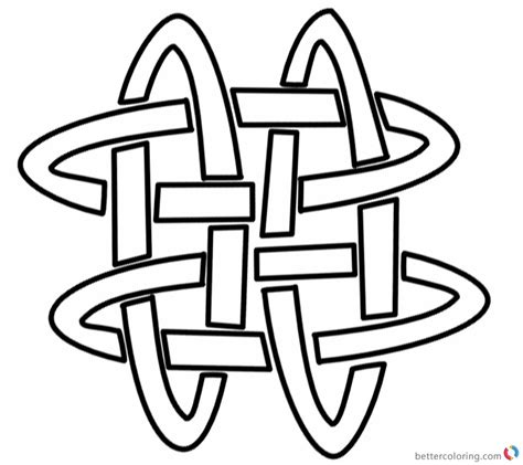 adults celtic knot coloring pages template  printable coloring pages