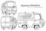 Mystery Machine Coloring Scooby Doo Pages Color Printable Ede8 Cartoon Van Choose Board sketch template