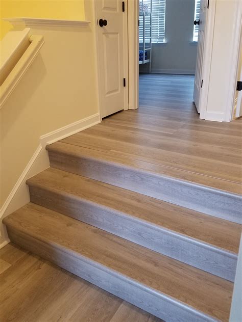 vinyl plank flooring  stair nose  perfect combination