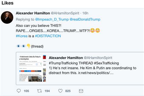 president likes tweet about trump sex trafficking conspiracy