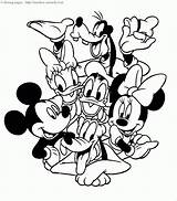 Mickey Friends Coloring Pages Timeless Miracle sketch template