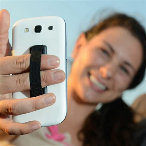 universal finger grip selfie strap sling phone ipad hand holder mount