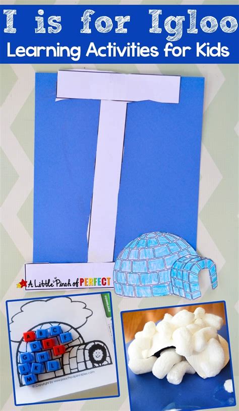 igloo crafts activities  printables   pinch  perfect