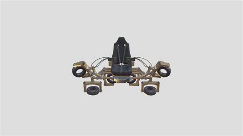 mountable drone    model  lamills dbfb sketchfab