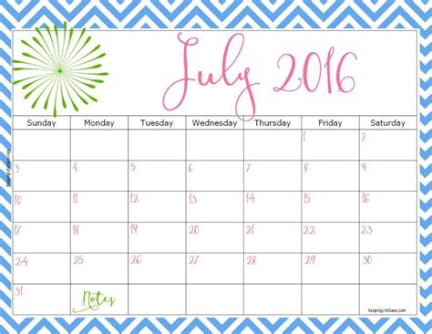 july calendar printable printabletemplates
