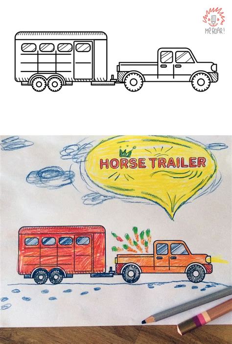 coloring book horse trailer coloring books horse trailer book girl