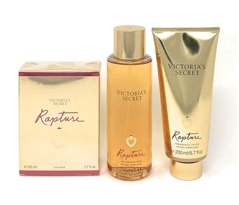 victorias secret rapture perfume gift set  perfume lotion  mist
