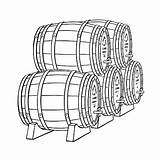 Barrels Beer sketch template
