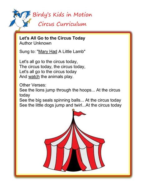 preschool circus images  pinterest circus activities day