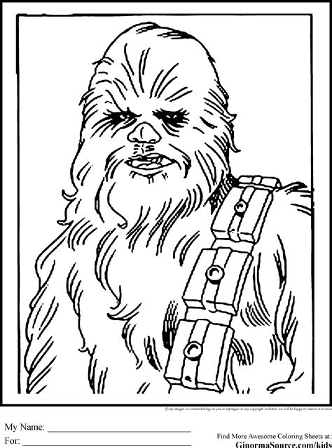 chewbacca coloring page coloring home